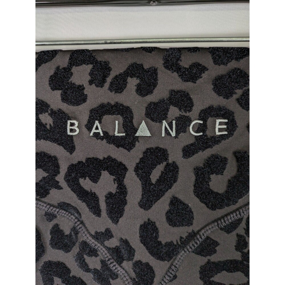Balance Athletica Black Leopard Print Bike Shorts - Picture 6 of 9